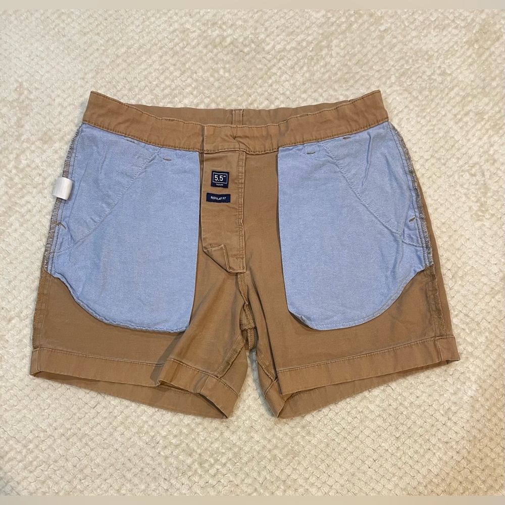 Chubbies Regular Fit Dark Beige Khaki 5.5”  Inseam Women’s Size 30 - Picture 4 of 5